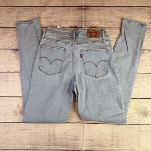 Levi's 721 Skinny Jeans Women's Size 27 W27 L28 Light Wash Stretch, Some Stains‎